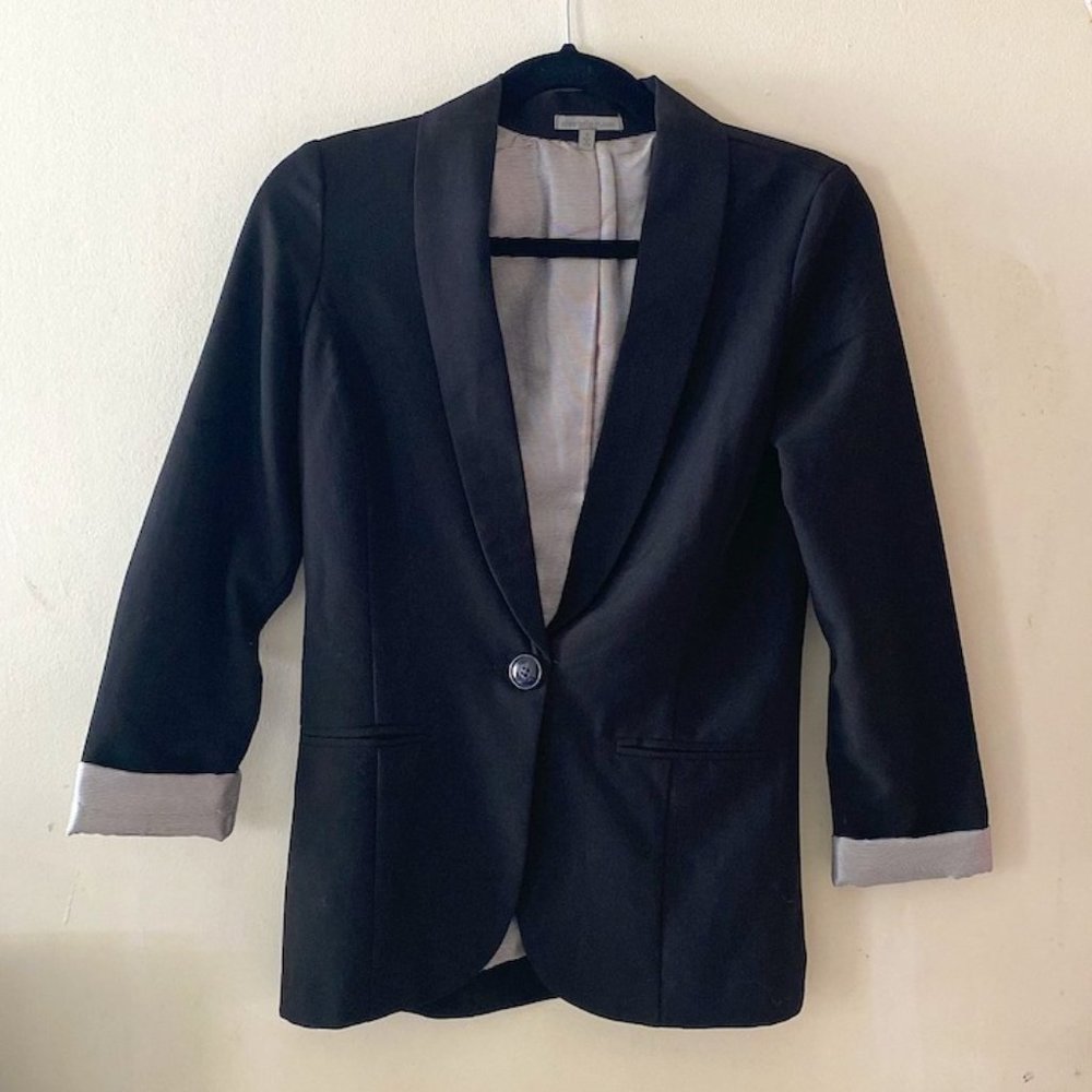 Charlotte Russe Black Business Jacket Blazer